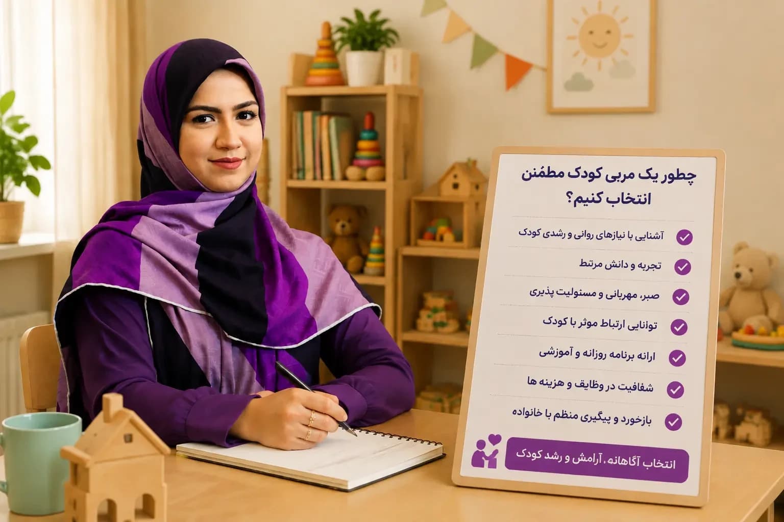 چطور یک مربی کودک مطمئن انتخاب کنیم؟ چک لیست کامل خانواده