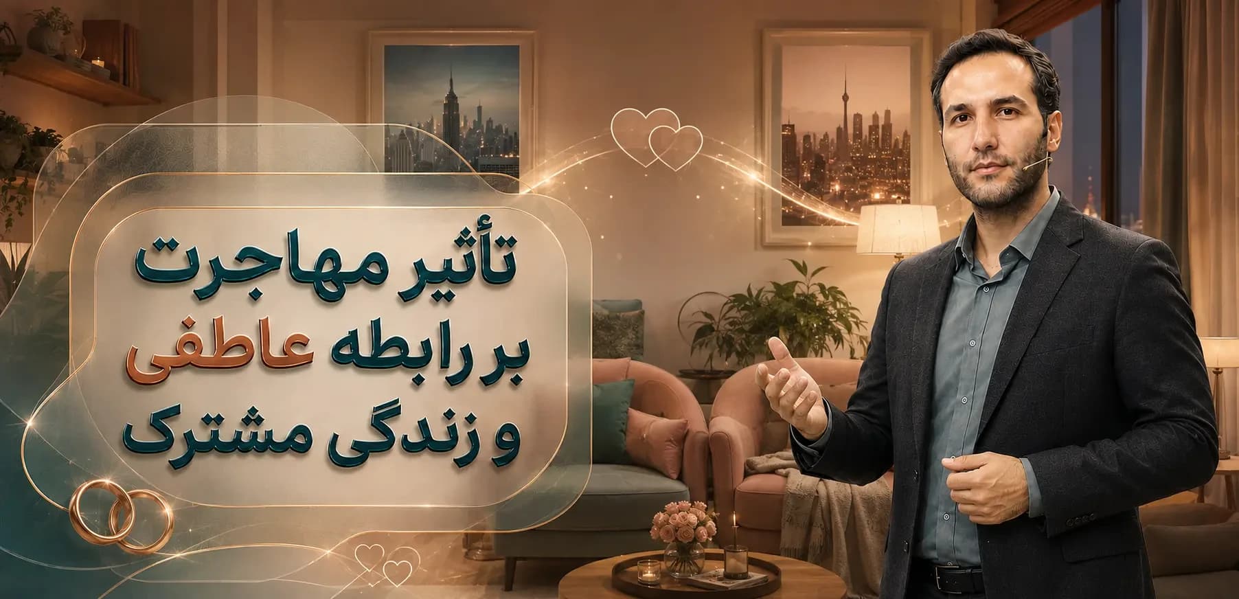 تأثیر مهاجرت بر رابطه عاطفی و زندگی مشترک