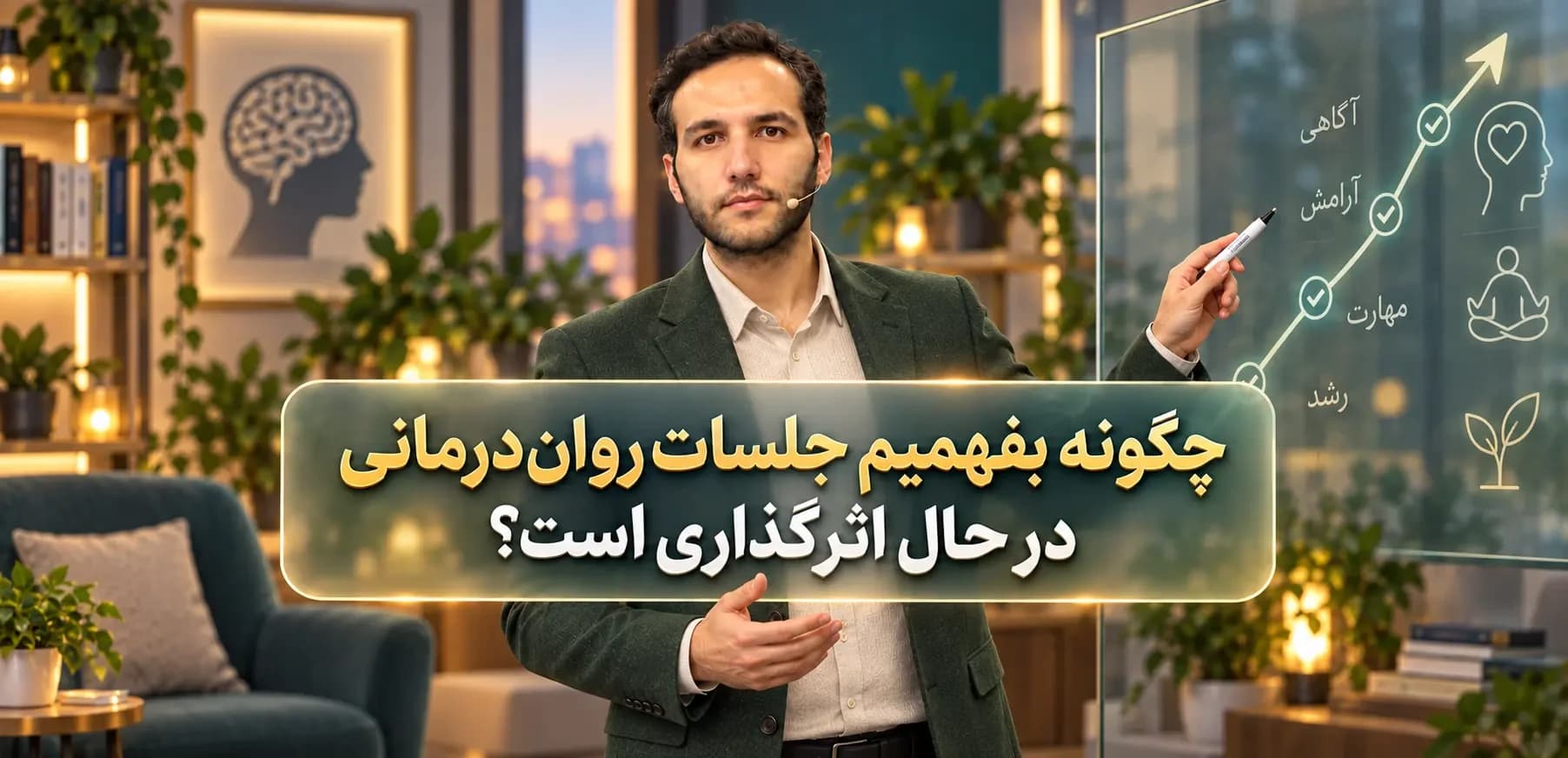 چگونه بفهمیم جلسات روان‌درمانی در حال اثرگذاری است؟