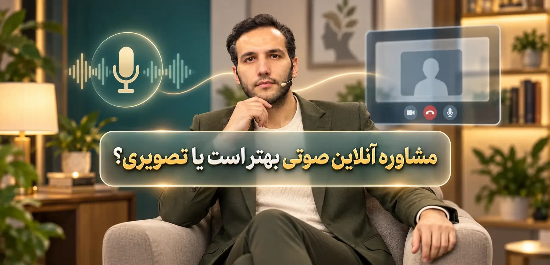 مشاوره آنلاین صوتی بهتر است یا تصویری؟ مقایسه کامل