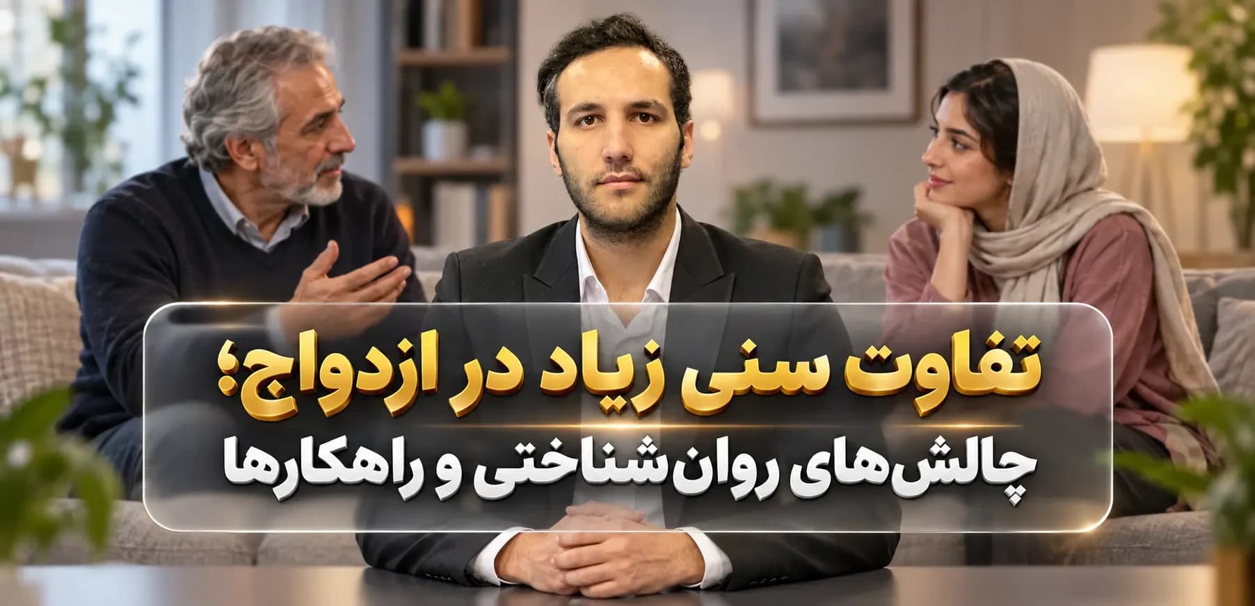 تفاوت سنی زیاد در ازدواج؛ چالشهای روانشناختی و راهکارها